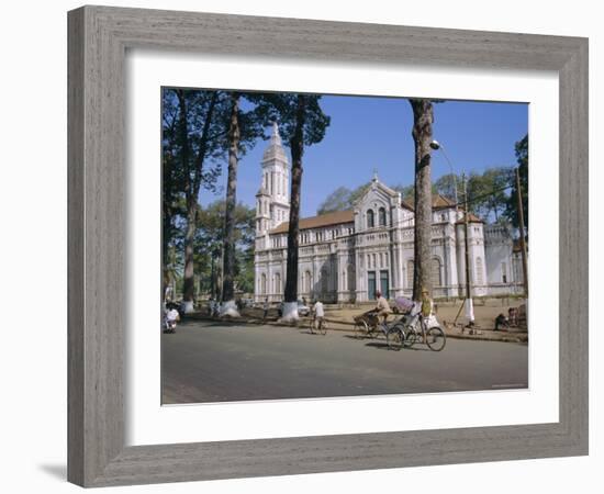 The Cathedral, Ho Chi Minh City (Formerly Saigon), Vietnam, Indochina, Southeast Asia, Asia-Tim Hall-Framed Photographic Print