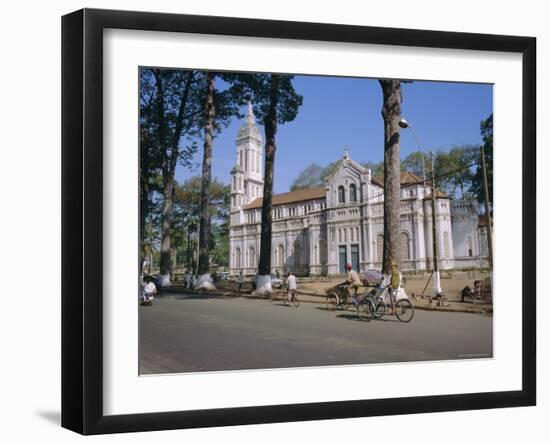 The Cathedral, Ho Chi Minh City (Formerly Saigon), Vietnam, Indochina, Southeast Asia, Asia-Tim Hall-Framed Photographic Print