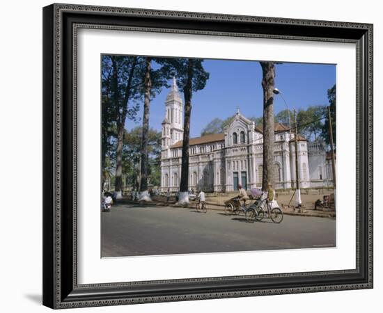 The Cathedral, Ho Chi Minh City (Formerly Saigon), Vietnam, Indochina, Southeast Asia, Asia-Tim Hall-Framed Photographic Print