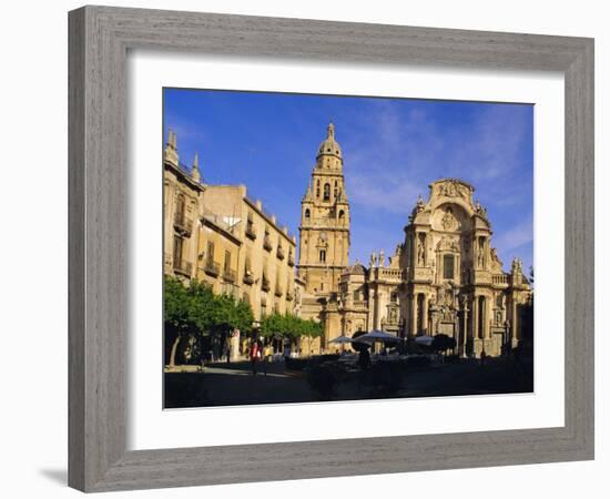 The Cathedral in Murcia, Murcia, Spain, Europe-John Miller-Framed Photographic Print