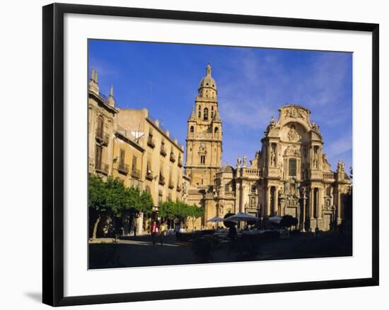 The Cathedral in Murcia, Murcia, Spain, Europe-John Miller-Framed Photographic Print