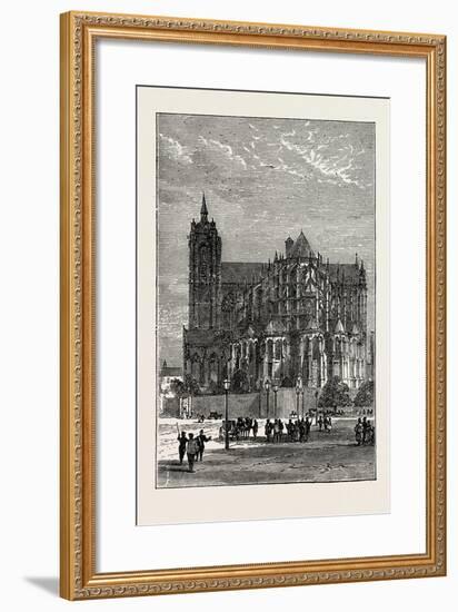 The Cathedral, Le Mans, France, 1871-null-Framed Giclee Print