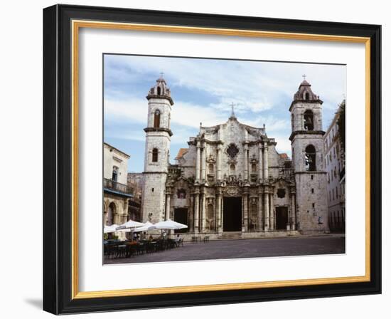 The Cathedral of Havana, Cuba, West Indies, Central America-John Harden-Framed Photographic Print