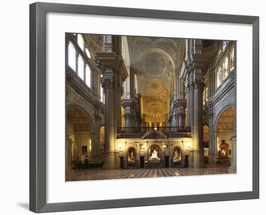 The Cathedral of Mßlaga Is a Renaissance Church in City of Mßlaga in Andalusia in Southern Spain-David Bank-Framed Photographic Print