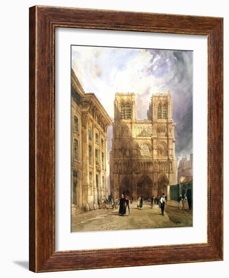 The Cathedral of Notre Dame, 1836-Thomas Shotter Boys-Framed Giclee Print