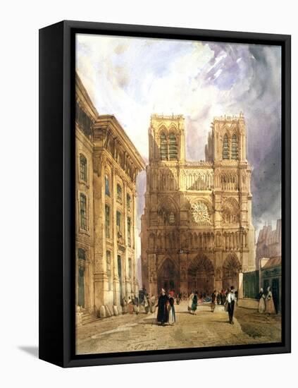 The Cathedral of Notre Dame, 1836-Thomas Shotter Boys-Framed Premier Image Canvas