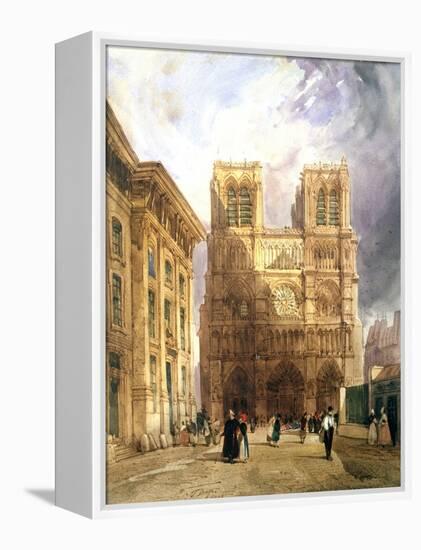 The Cathedral of Notre Dame, 1836-Thomas Shotter Boys-Framed Premier Image Canvas
