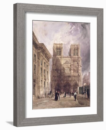 The Cathedral of Notre Dame, Paris, 1836-Thomas Shotter Boys-Framed Giclee Print