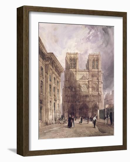 The Cathedral of Notre Dame, Paris, 1836-Thomas Shotter Boys-Framed Giclee Print