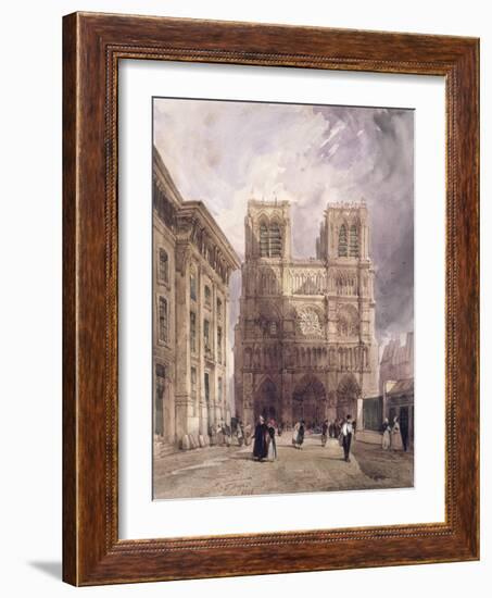 The Cathedral of Notre Dame, Paris, 1836-Thomas Shotter Boys-Framed Giclee Print