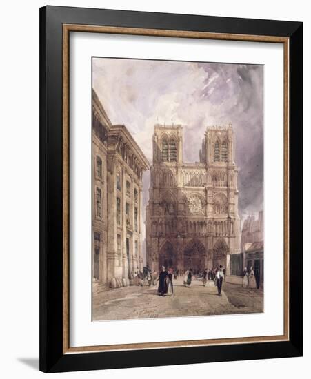 The Cathedral of Notre Dame, Paris, 1836-Thomas Shotter Boys-Framed Giclee Print