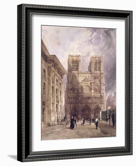 The Cathedral of Notre Dame, Paris, 1836-Thomas Shotter Boys-Framed Giclee Print