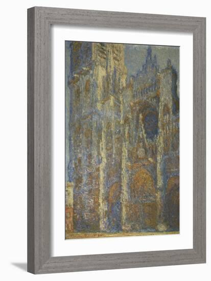 The Cathedral of Rouen, at Noon, 1894-Claude Monet-Framed Giclee Print