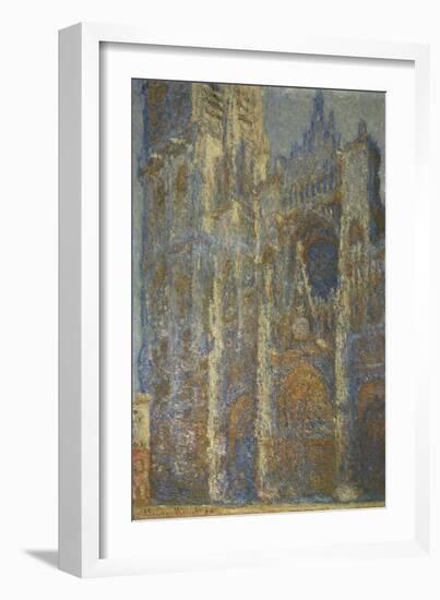 The Cathedral of Rouen, at Noon, 1894-Claude Monet-Framed Giclee Print