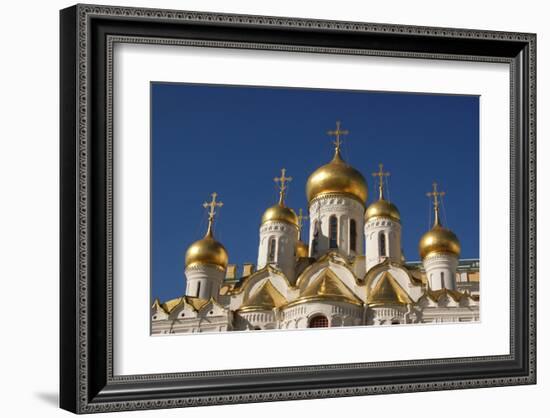 The Cathedral of the Annunciation in the Moscow Kremlin, Moscow, Russia-null-Framed Art Print