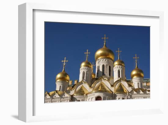 The Cathedral of the Annunciation in the Moscow Kremlin, Moscow, Russia-null-Framed Art Print