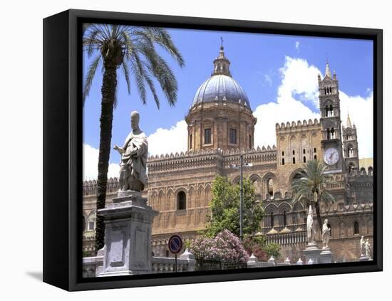 The Cathedral, Palermo, Sicily, Italy-Peter Thompson-Framed Premier Image Canvas