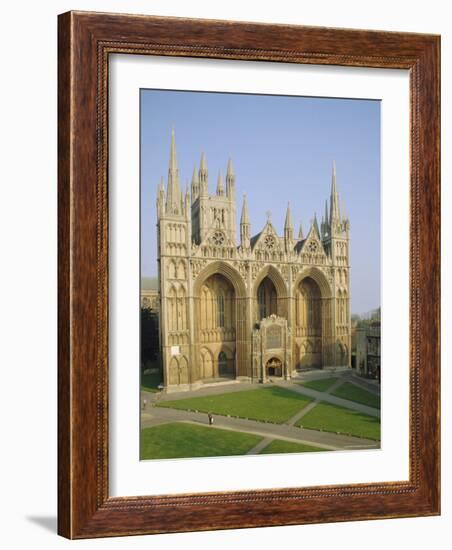 The Cathedral, Peterborough, Cambridgeshire, England, UK-Philip Craven-Framed Photographic Print