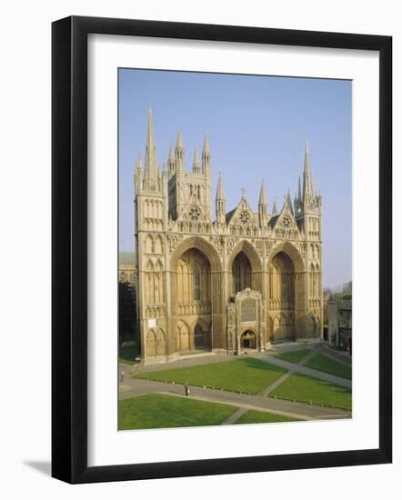 The Cathedral, Peterborough, Cambridgeshire, England, UK-Philip Craven-Framed Photographic Print
