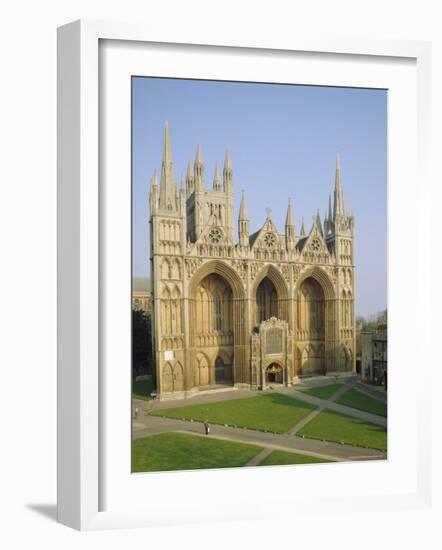 The Cathedral, Peterborough, Cambridgeshire, England, UK-Philip Craven-Framed Photographic Print