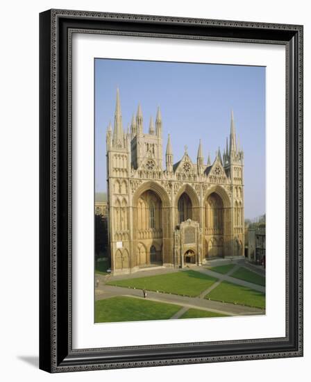 The Cathedral, Peterborough, Cambridgeshire, England, UK-Philip Craven-Framed Photographic Print