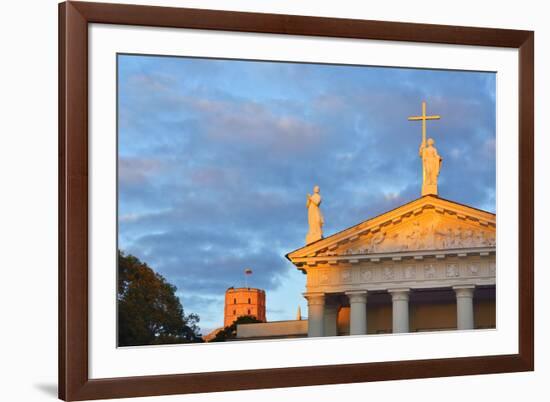 The Catholic Cathedral  and Gediminas's Tower of the Upper Castle. A Unesco World Heritage Site, Vi-Mauricio Abreu-Framed Photographic Print