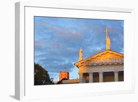 The Catholic Cathedral  and Gediminas's Tower of the Upper Castle. A Unesco World Heritage Site, Vi-Mauricio Abreu-Framed Photographic Print