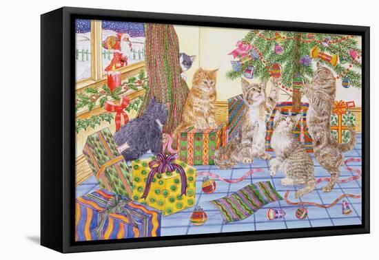 The Cats' Christmas-Catherine Bradbury-Framed Premier Image Canvas