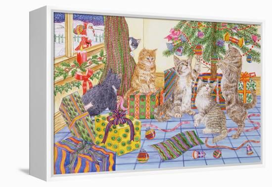 The Cats' Christmas-Catherine Bradbury-Framed Premier Image Canvas