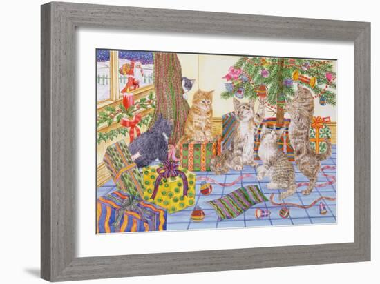 The Cats' Christmas-Catherine Bradbury-Framed Giclee Print