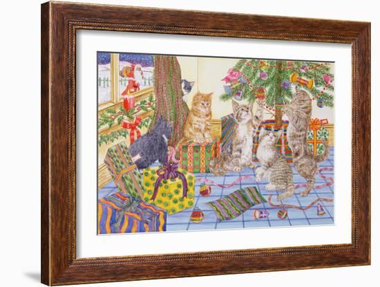 The Cats' Christmas-Catherine Bradbury-Framed Giclee Print