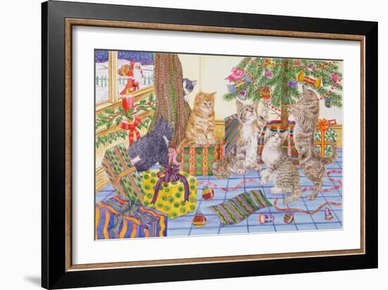 The Cats' Christmas-Catherine Bradbury-Framed Giclee Print