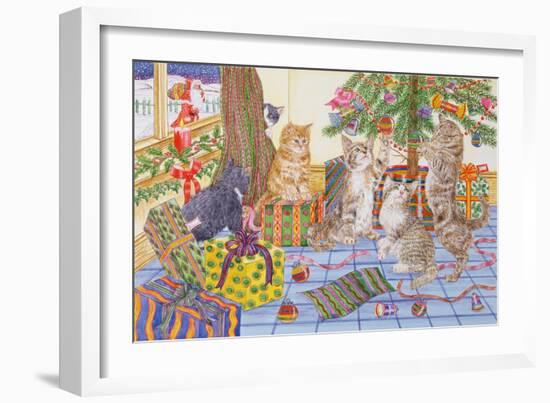 The Cats' Christmas-Catherine Bradbury-Framed Giclee Print