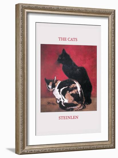 The Cats-Th?ophile Alexandre Steinlen-Framed Art Print