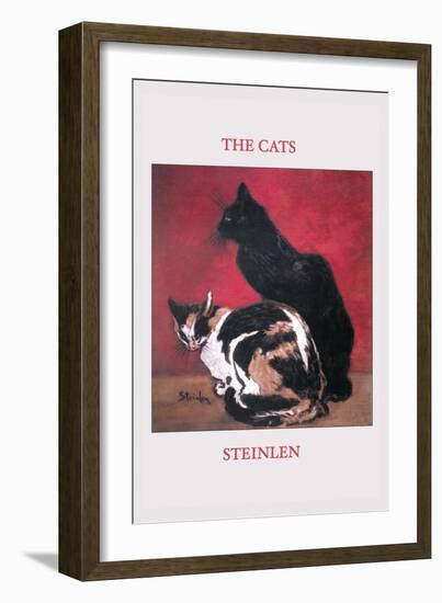 The Cats-Th?ophile Alexandre Steinlen-Framed Art Print