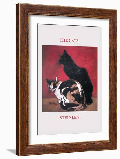 The Cats-Th?ophile Alexandre Steinlen-Framed Art Print