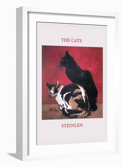 The Cats-Th?ophile Alexandre Steinlen-Framed Art Print