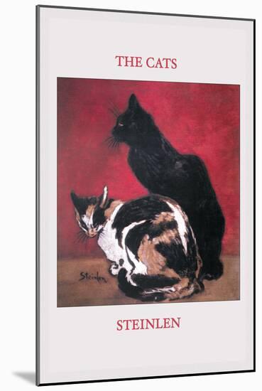 The Cats-Théophile Alexandre Steinlen-Mounted Art Print
