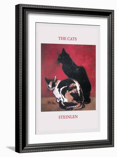 The Cats-Théophile Alexandre Steinlen-Framed Art Print