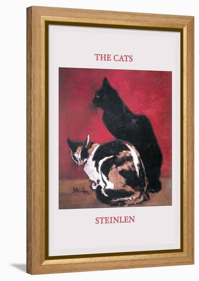 The Cats-Théophile Alexandre Steinlen-Framed Stretched Canvas