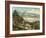 The Catskill Mountains from the Eastern Shore of the Hudson-Currier & Ives-Framed Giclee Print