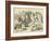 The Caucus Race and a Long Tale, Lewis Carroll-John Tenniel-Framed Giclee Print