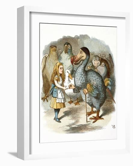 The Caucus-Race-John Teniel-Framed Giclee Print