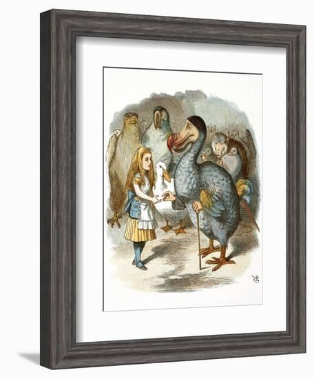 The Caucus-Race-John Teniel-Framed Giclee Print