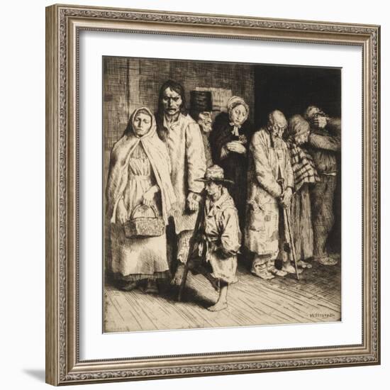 The Cause of the Poor-William Strang-Framed Giclee Print