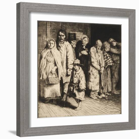 The Cause of the Poor-William Strang-Framed Giclee Print