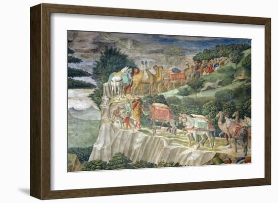 The Cavalcade of the Magi, 1459-Benozzo Gozzoli-Framed Giclee Print