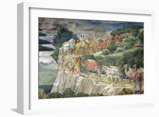 The Cavalcade of the Magi, 1459-Benozzo Gozzoli-Framed Giclee Print