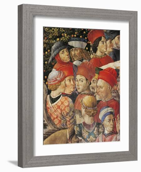 The Cavalcade of the Magi, 1459-Benozzo Gozzoli-Framed Giclee Print