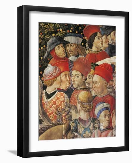 The Cavalcade of the Magi, 1459-Benozzo Gozzoli-Framed Giclee Print